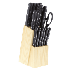 Kitchen knives 17 pieces support in | Chez l'aveyronnais