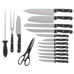 Kitchen knives 17 pieces support in | Chez l'aveyronnais