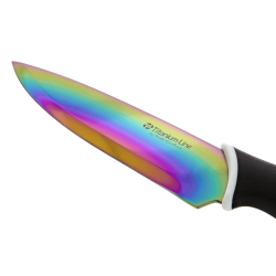 Couteaux de cuisine en titane avec support, Pradel