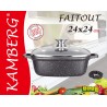 Stockpot carré 24 cm stone-coated | Chez l'aveyronnais