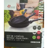 3 frying pans 20/24/28 cm, Pradel | Chez l'aveyronnais