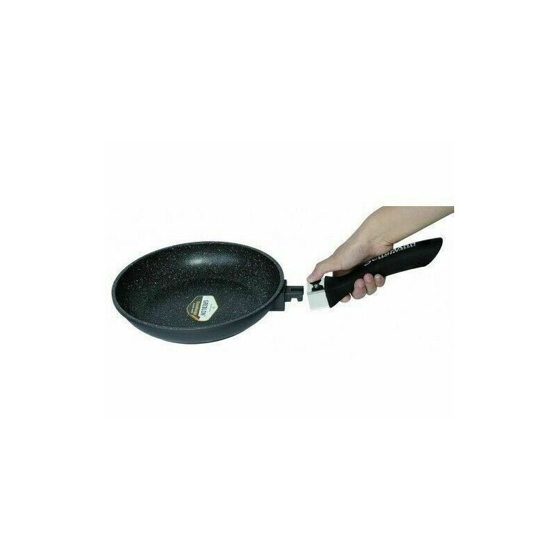 2 frying pans 24/28 cm stone-coated | Chez l'aveyronnais