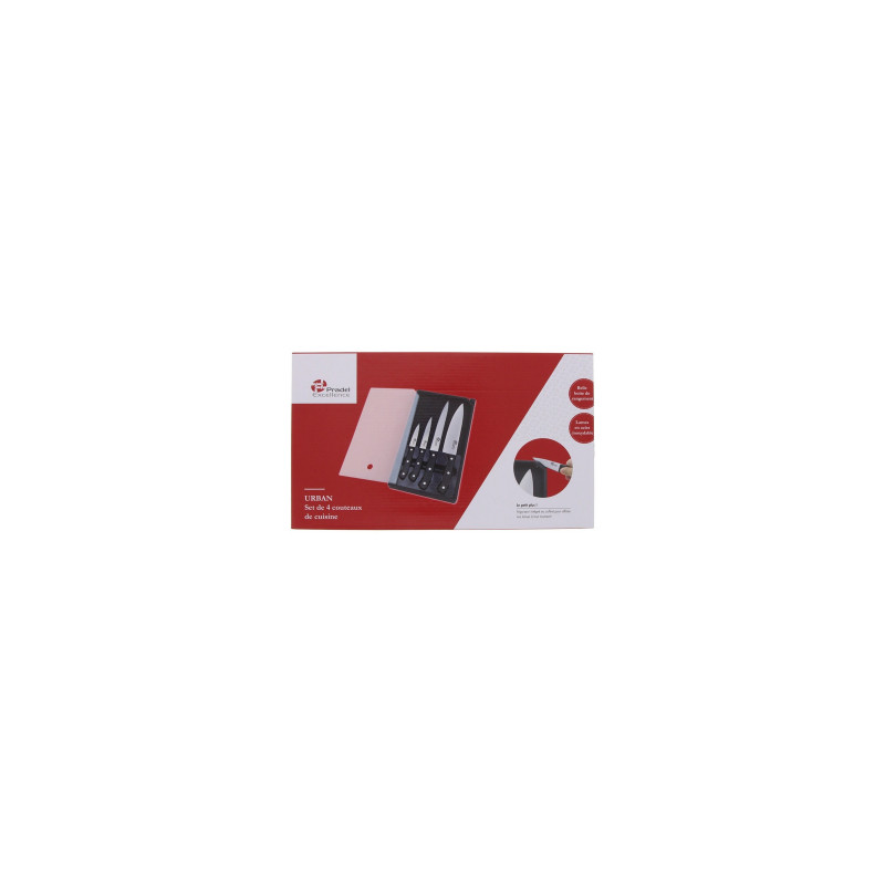 Set De 4 Couteaux Tefal Ice Force - Lame Acier Inoxydable Allemand | Garantie 10 Ans, Compatible Lave-Vaisselle