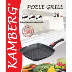 3 frying pans 20/24/28cm and grill | Chez l'aveyronnais