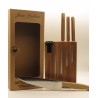 Knife block with aiguiseur intégré | Chez l'aveyronnais