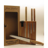 Knife block with aiguiseur intégré | Chez l'aveyronnais