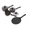 3 saucepans + crepe pan 28 cm | Chez l'aveyronnais