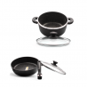 Sauteuse + faitout 28 cm en pierre, Schumann professionnel