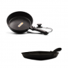 Sauteuse + grill 28 cm en pierre, Schumann professionnel
