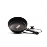 2 Poêles 24/32 cm et sauteuse 28 cm, Schumann professionnel