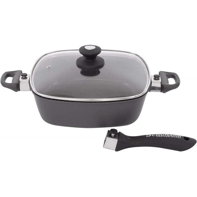 Sauteuse carré 28 cm Schumann professionnel