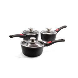 3 saucepans + stockpot 28 cm, Kamberg | Chez l'aveyronnais