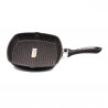 Sauteuse 28 cm + grill 28 cm en pierre, et 6 couteaux titane Schumann professionnel