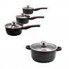3 casseroles 16/18/20 cm et faitout 24 cm Kamberg