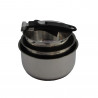 3 casseroles 16/18/20 cm inox, 1 manche amovible Schumann professionnel
