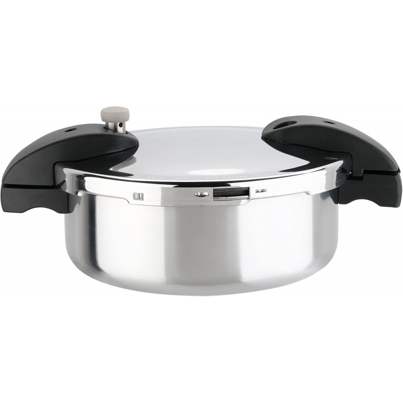 Sitram Autocuiseur Sitrapro Avec Panier Vapeur - 10 L - 24 Cm - Gri à Prix