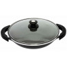 3 Poêles 20/24/28 cm + wok 32 cm + grill 28 cm + faitout 28 cm en pierre, Schumann