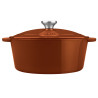 Cocotte en fonte émaillée, tout feux dont induction 6,5L SITRAM