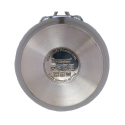 5 saucepans stainless steel | Chez l'aveyronnais