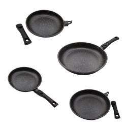 Lot 4 frying pans 20/24/28/30 cm | Chez l'aveyronnais