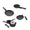 3 casseroles  + 3 poêles 20/24/28 en pierre Pradel luxe