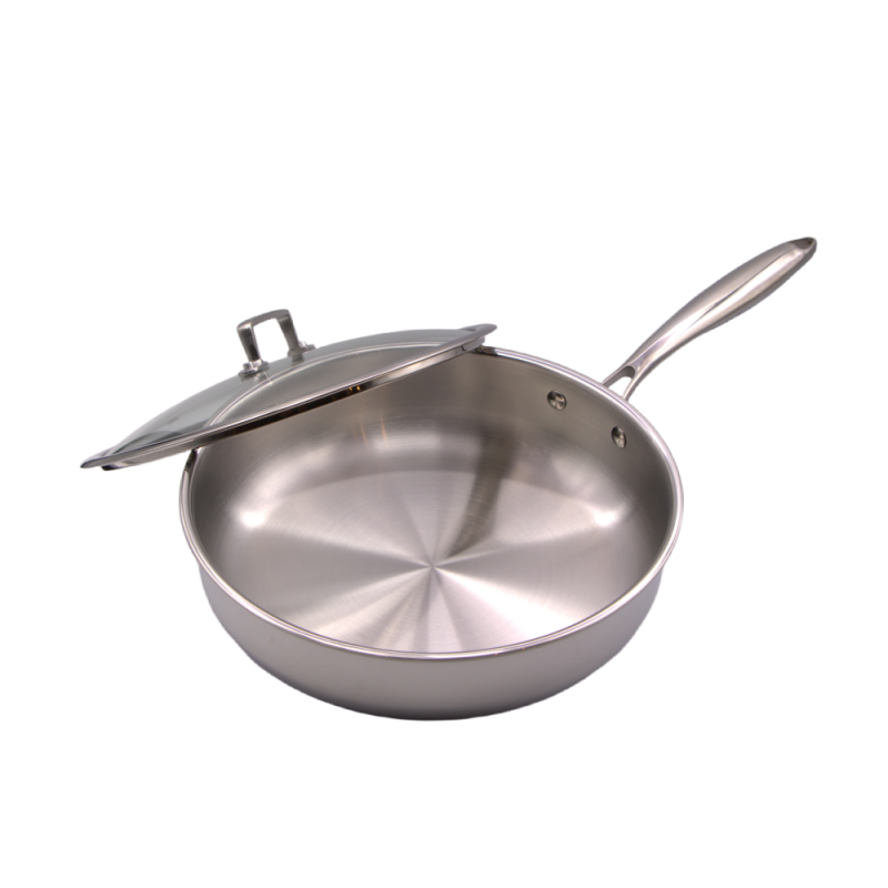 Sauteuse inox, avec couvercle, 28cm/5L, Proline - Korkmaz