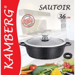 Sauté pan 36 cm stone-coated, Kamberg | Chez l'aveyronnais