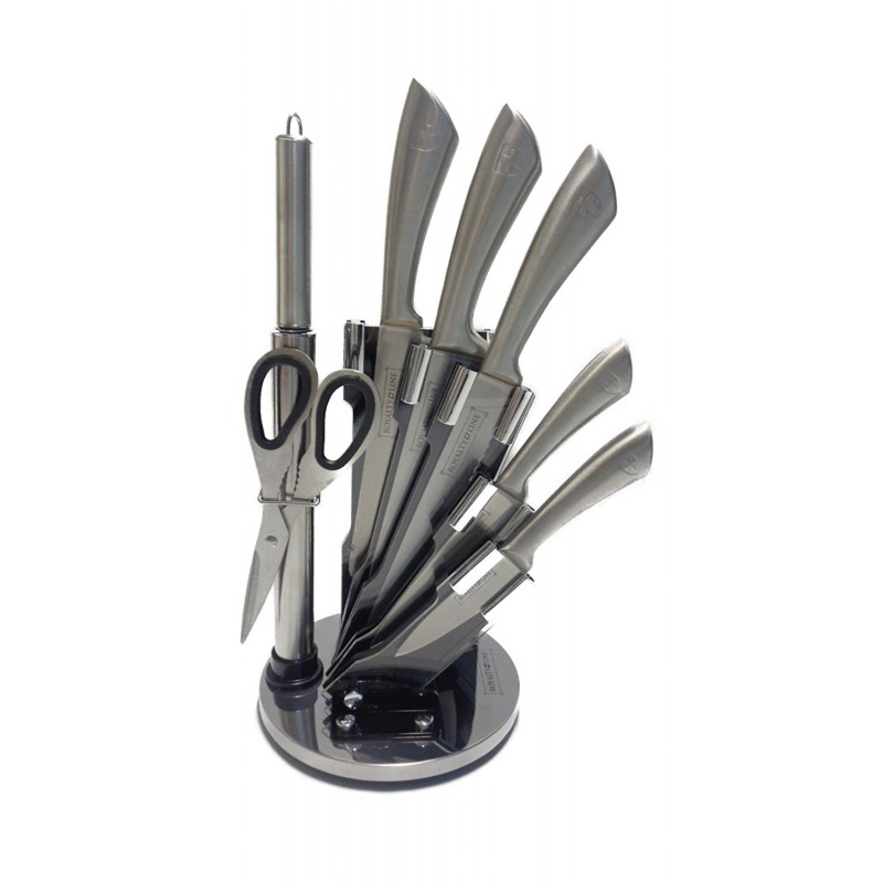 Bloc couteaux de cuisine inox 8 pièces, Royalty-line