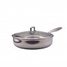 Poêle 24/28/  Sauteuse 28cm  Te Cuisine Inox Professionnel