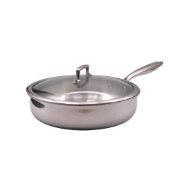 Frying pan 30/ sauté pan 28cm Te | Chez l'aveyronnais
