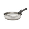 Lot de 3 Poêles TE CUISINE INOX 18/10 diamètres 20-24et 28 cm