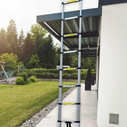 Herzberg HG5380 Telescopic Aluminium Ladder 3.80m