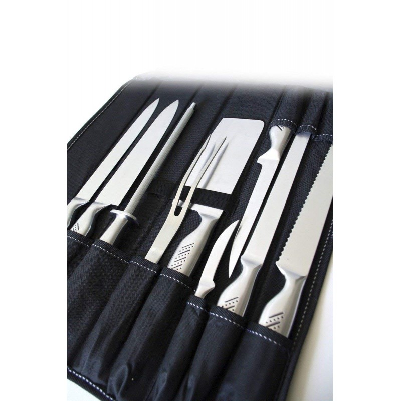 Knife bag in stainless steel 49,5 x | Chez l'aveyronnais