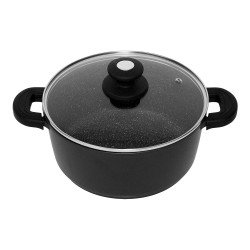 Sauteuse + faitout 28 cm en pierre, Schumann professionnel