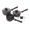 3 saucepans + crepe pan 28 cm | Chez l'aveyronnais