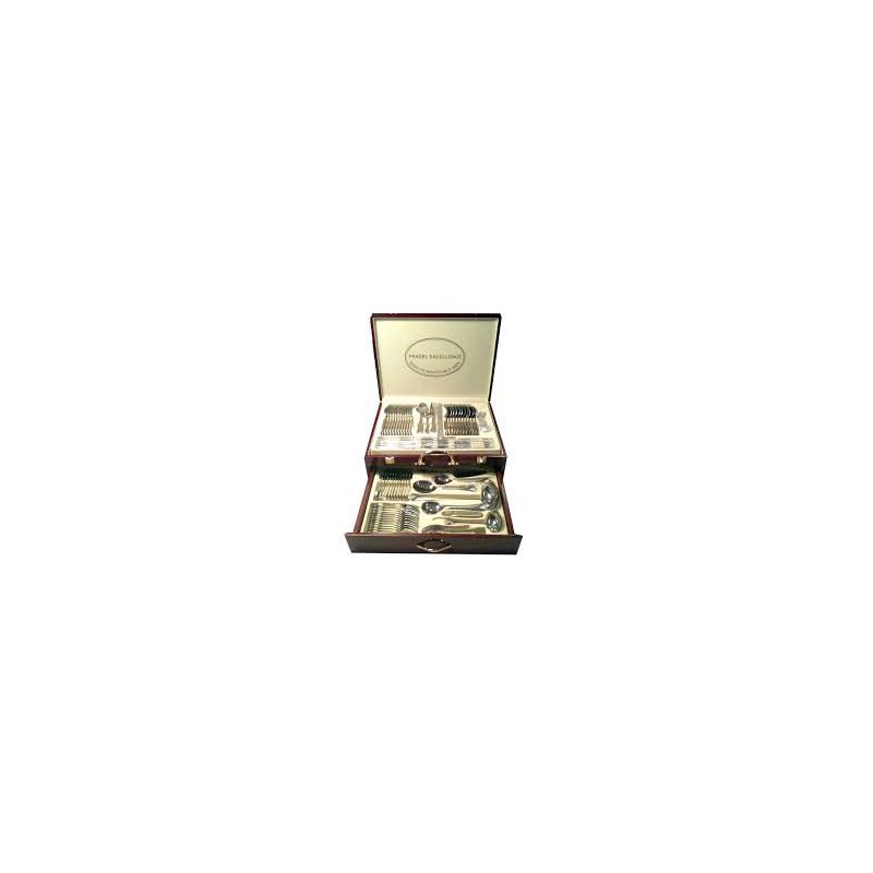 Ménagère 84 couverts inox, Pradel excellence