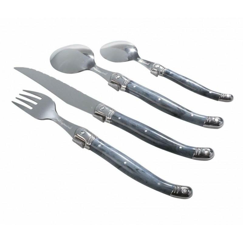 Pradel Excellence - I7214P - Ménagère Laguiole 24 Pièces. Manches Pastel
