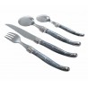 Cutlery set 24 cutlery pieces marble | Chez l'aveyronnais